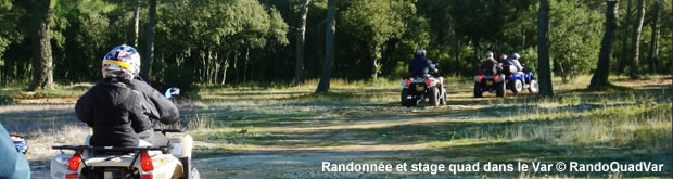 Randonnée, location et stage quad dans le Var avec Rando Quad Var