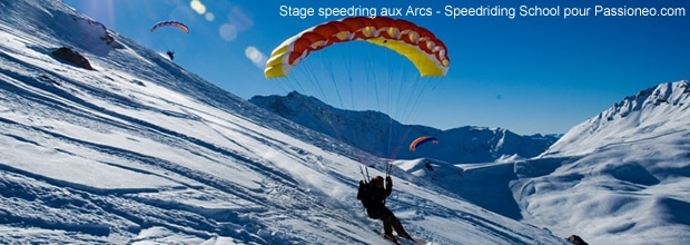 Stage speedriding aux Arcs avec SpeedRiding School