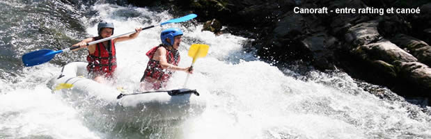 canoraft : sport en eaux vives, canoe rafting biplace