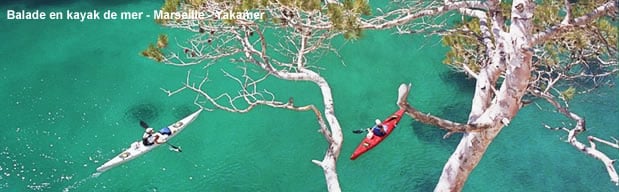 Kayak de mer à Marseille avec Yakaramer Marseille