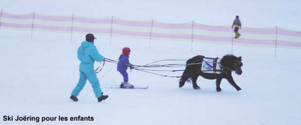 Ski joering pour les enfants
