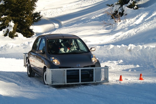 Stage pilotage sur glace, sur neige : stage en Isère