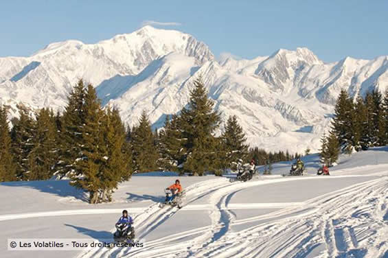 Motoneige Les Saisies (Savoie) : location et randonnée en motoneige