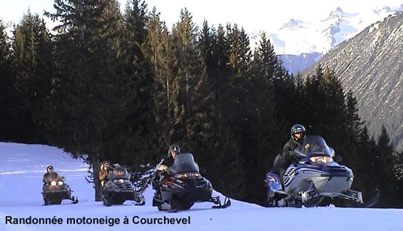 Motoneige à Courchevel : location et randonnée motoneige – Haute Savoie