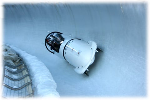 Bobsleigh : descente en bobsleigh à La Plagne – Savoie