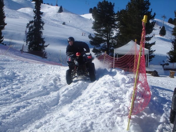 Quad sur neige à La Plagne (Belle Plagne)