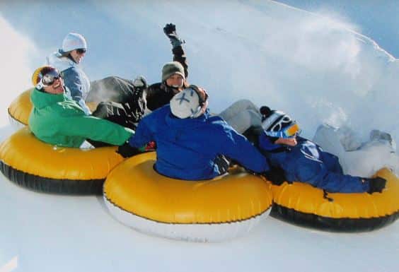 Snowtubing en France