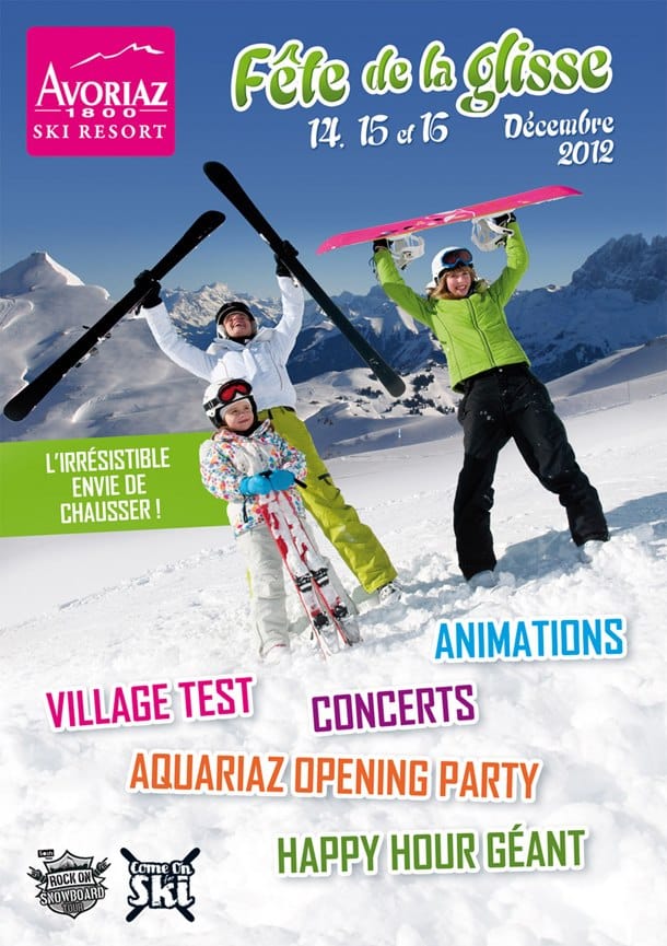 Fête de la glisse à Avoriaz – 14, 15 & 16 décembre 2012