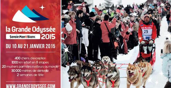 La Grande Odyssée Savoie Mont Blanc – 10 au 21 janvier 2015 La Grande Odyssée Savoie Mont Blanc – 10 au 21 janvier 2015