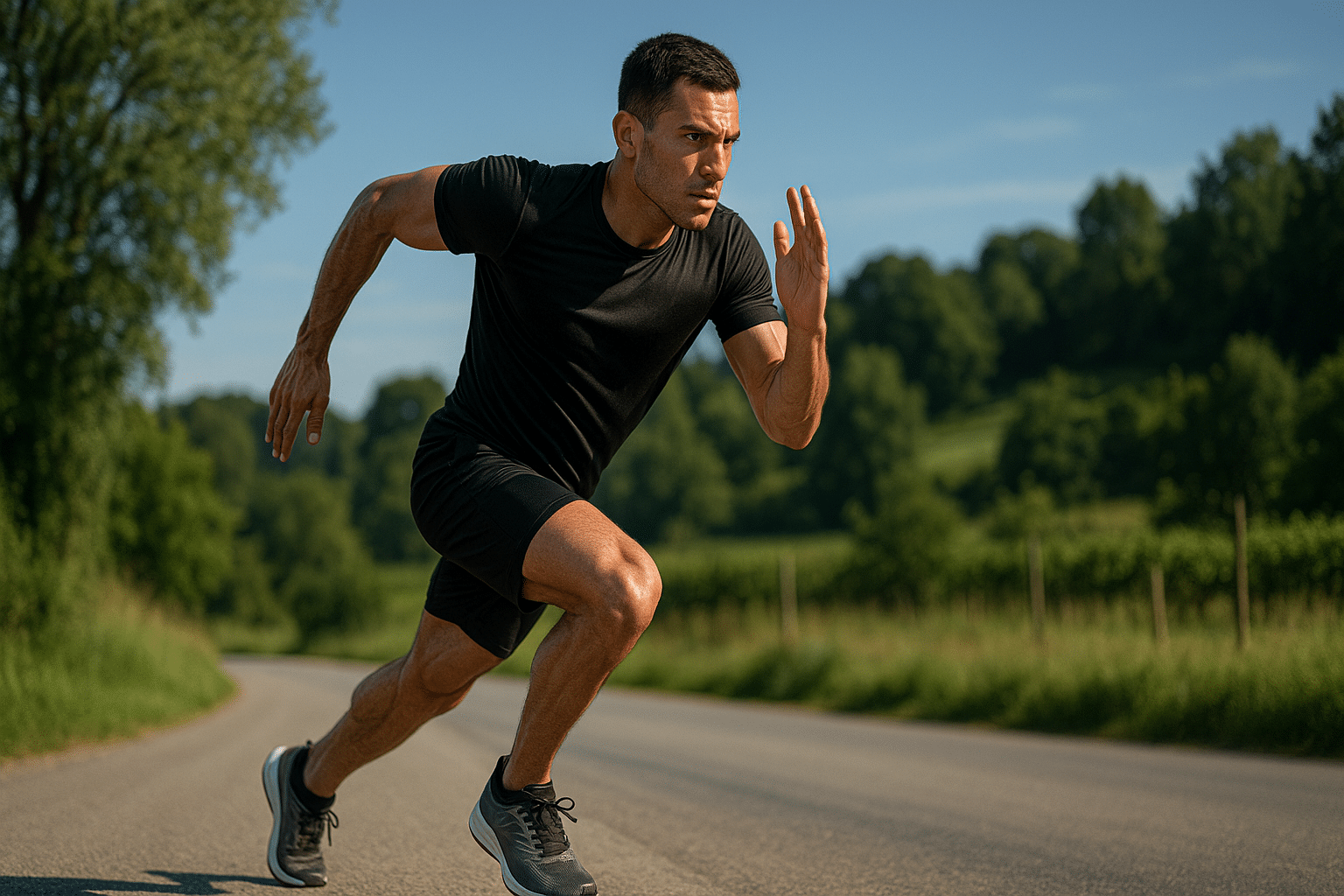 personne qui court vite