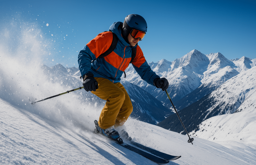 personne qui fait du ski