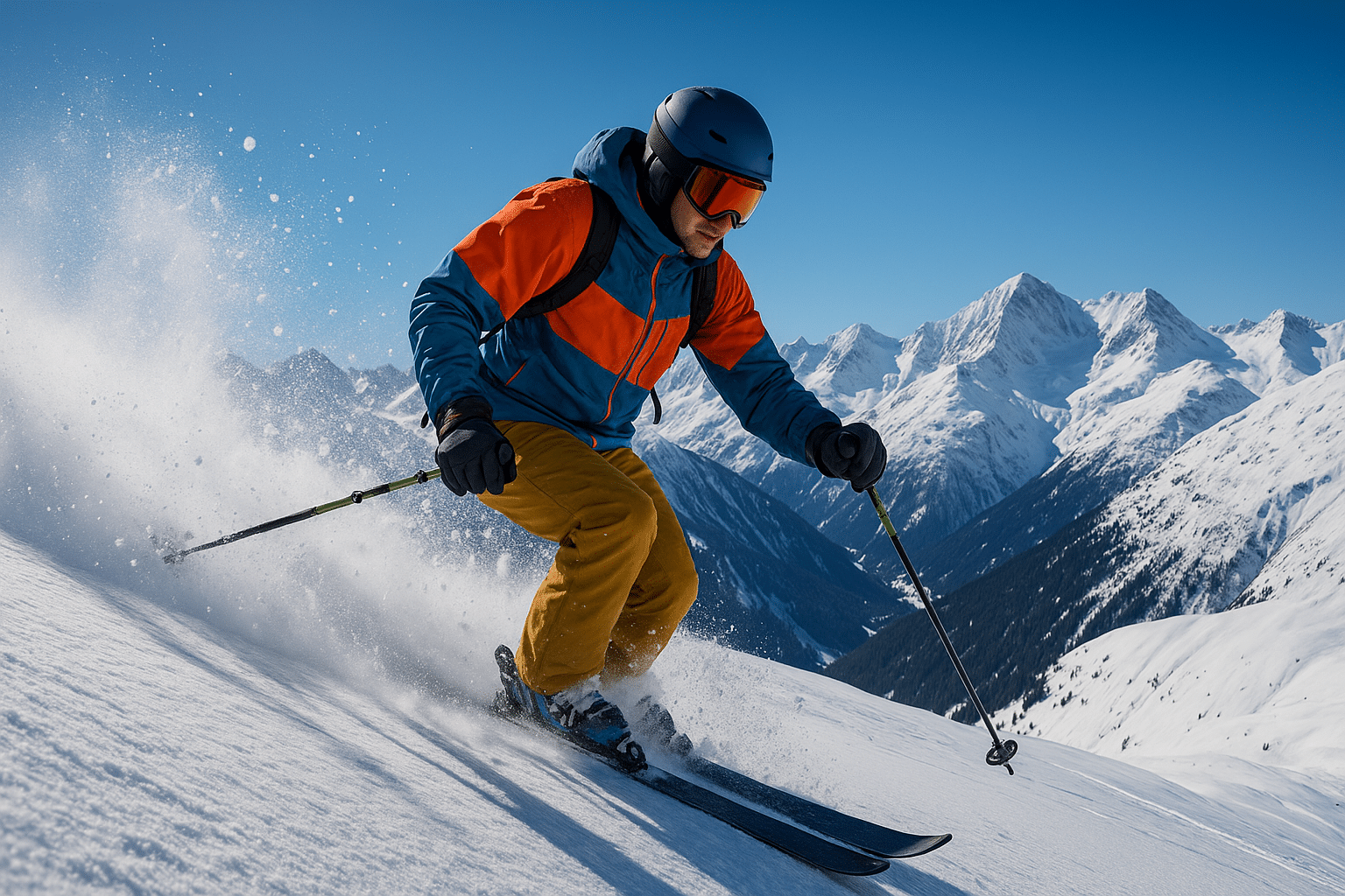 personne qui fait du ski