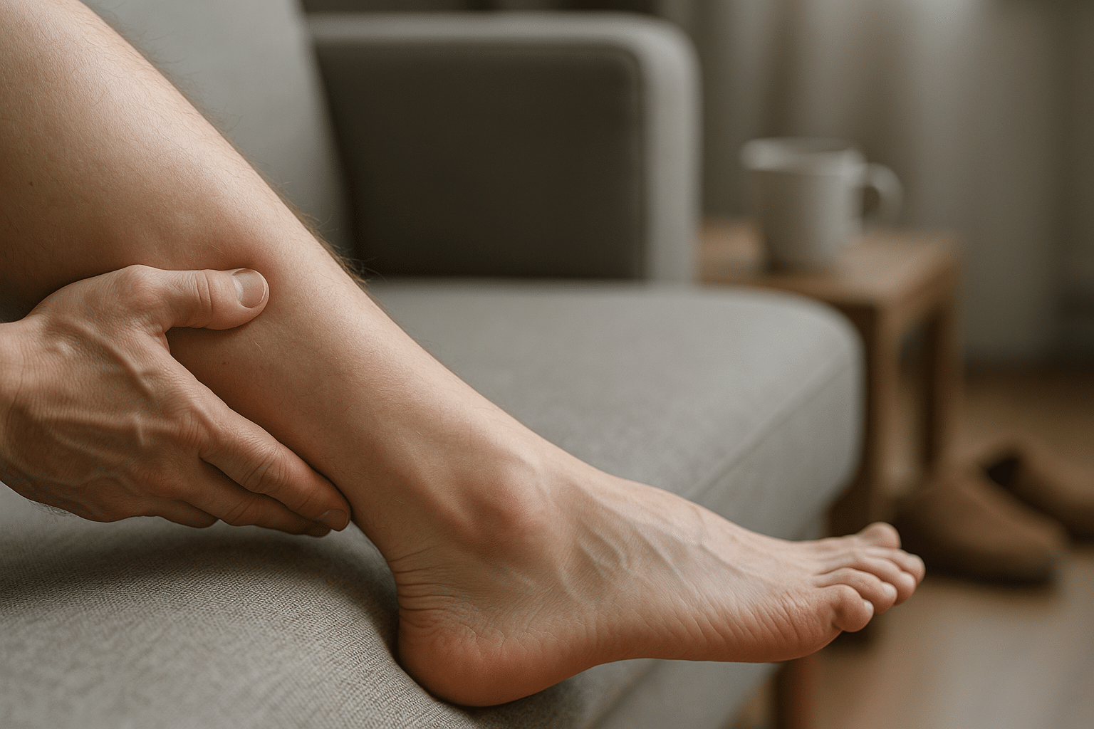 Douleur dans le mollet au repos : ce que votre corps essaie de vous dire (et quand s&rsquo;inquiéter vraiment)