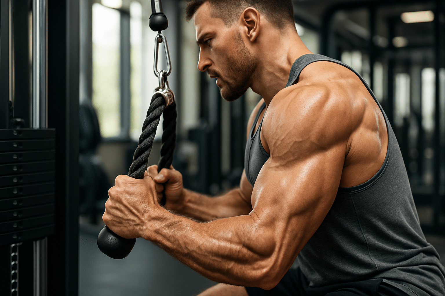 Triceps à la poulie : les erreurs qui sabotent vos séances et comment corriger sa technique pour de vrai